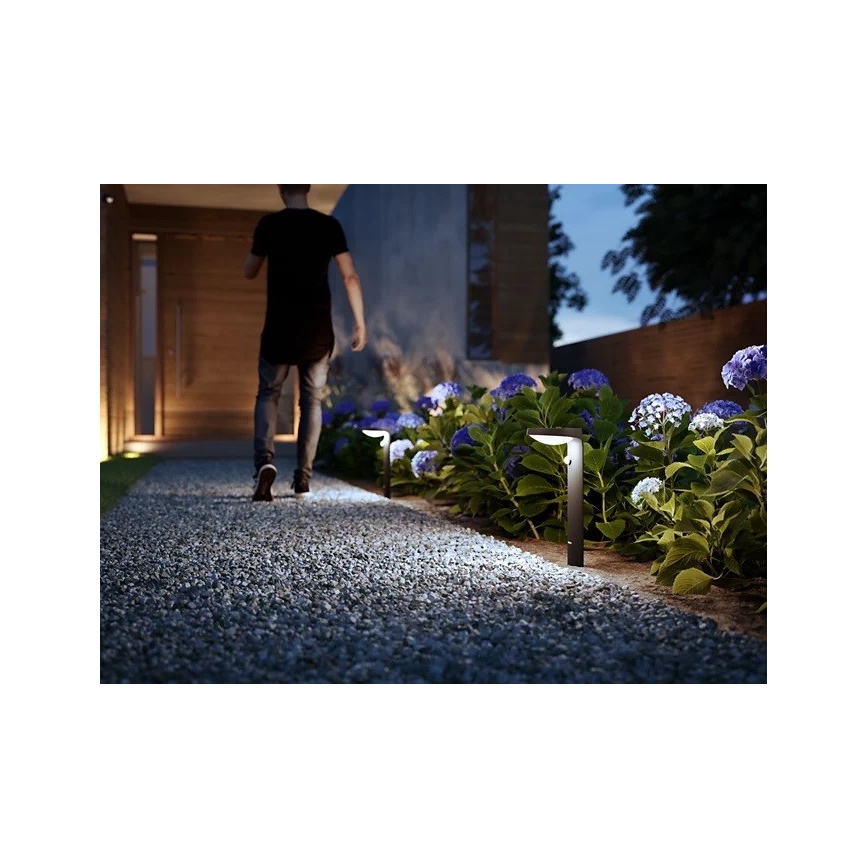 Philips - Светодиодная уличная лампа с датчиком LED/9W/230V 4000K IP44