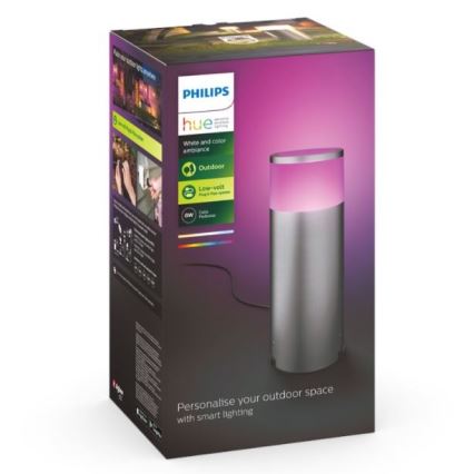 Philips - Светодиодная уличная RGBW-лампа с регулированием яркости CALLA Hue LED/8W/230V IP44
