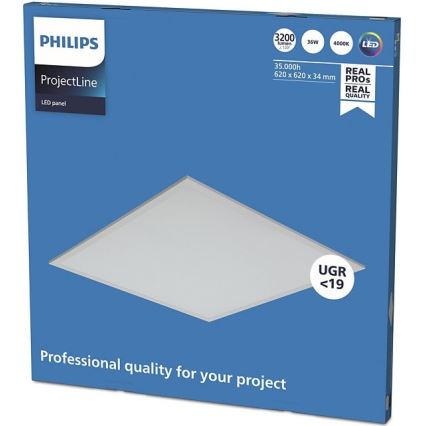 Philips - Светодиодная встроенная панель PROJECTLINE LED/36W/230V 62x62 см