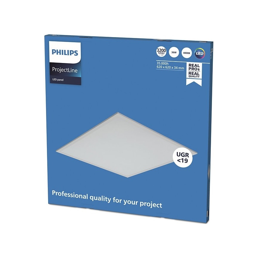 Philips - Светодиодная встроенная панель PROJECTLINE LED/36W/230V 62x62 см