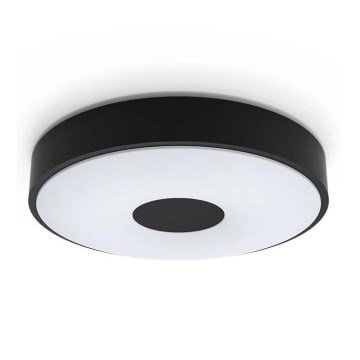 Philips - Светодиодный диммируемый потолочный светильник COINER SCENE SWITCH LED/24W/230V 2700K черный