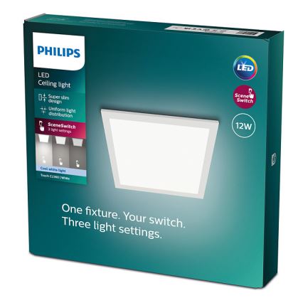 Philips - Светодиодный диммируемый потолочный светильник SCENE SWITCH LED/12W/230V 4000K