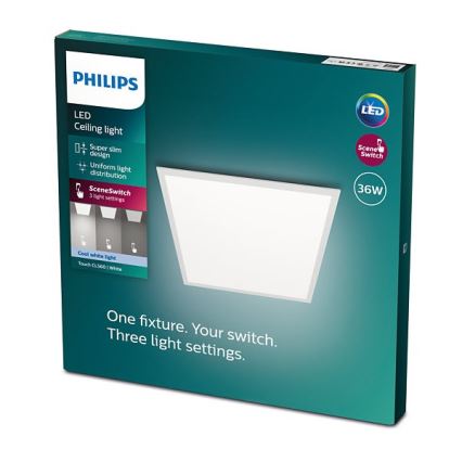 Philips - Светодиодный диммируемый потолочный светильник SCENE SWITCH LED/36W/230V 4000K