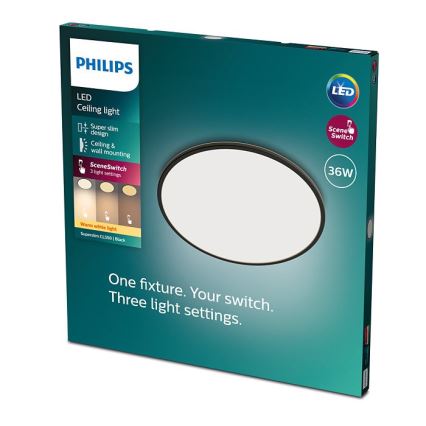 Philips - Светодиодный диммируемый потолочный светильник SCENE SWITCH LED/36W/230V
