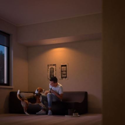 Philips - Светодиодный диммируемый встраиваемый светильник SHELLBARK Warm Glow 1xLED/4,5W/230V 2200-2700K