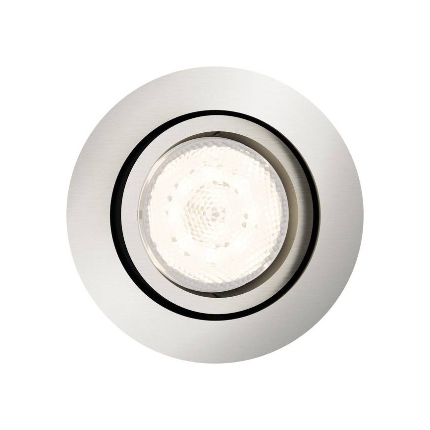 Philips - Светодиодный диммируемый встраиваемый светильник SHELLBARK Warm Glow 1xLED/4,5W/230V 2200-2700K
