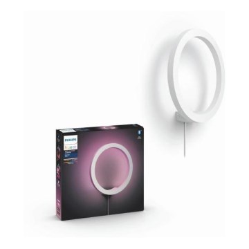Philips - Светодиодный настенный RGBW-светильник с регулированием яркости Hue SANA White and Color Ambiance LED/20W/230V