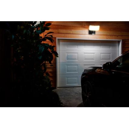 Philips - Светодиодный настенный светильник на солнечной батарее с датчиком движения и освещенности TYLUS LED/6W/3,7V 2600 mAh 3000K IP44