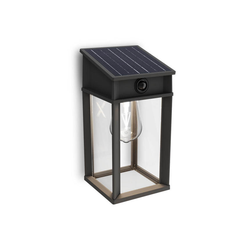Philips - Светодиодный настенный светильник на солнечной батарее с датчиком GERI LED/3,2W/3,7V 4000K IP44