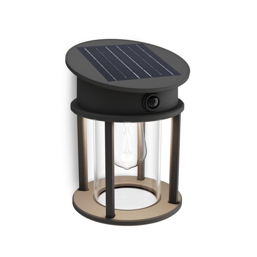 Philips - Светодиодный настенный светильник на солнечной батарее с датчиком GERI LED/3,2W/3,7V 4000K IP44