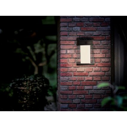 Philips - Светодиодный настенный светильник на солнечной батарее с датчиком JUDA LED/3,2W/3,7V 4000K IP44