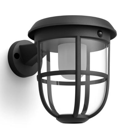 Philips - Светодиодный настенный светильник на солнечной батарее с датчиком RADII LED/1,3W/3,7V 2000 mAh 3000K IP44