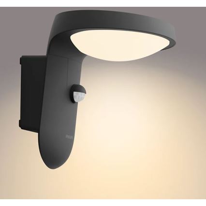 Philips - Светодиодный настенный светильник на солнечной батарее с датчиком LED/1,2W/4V 3000K IP44