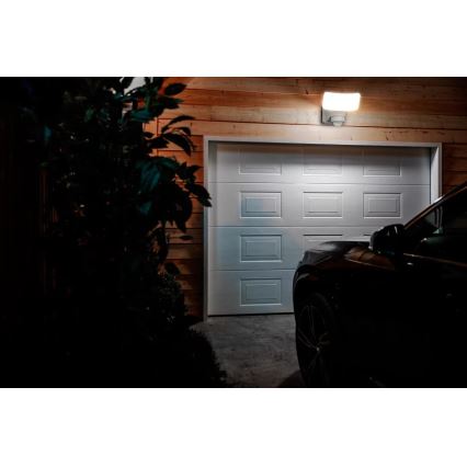 Philips - Светодиодный настенный светильник на солнечной батарее с датчиком TYLUS LED/6W/3,7V 5000K IP44
