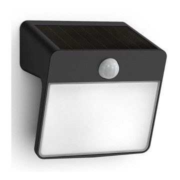 Philips - Светодиодный настенный светильник на солнечной батарее с датчиком YARIXA LED/2,2W/3,7V IP44