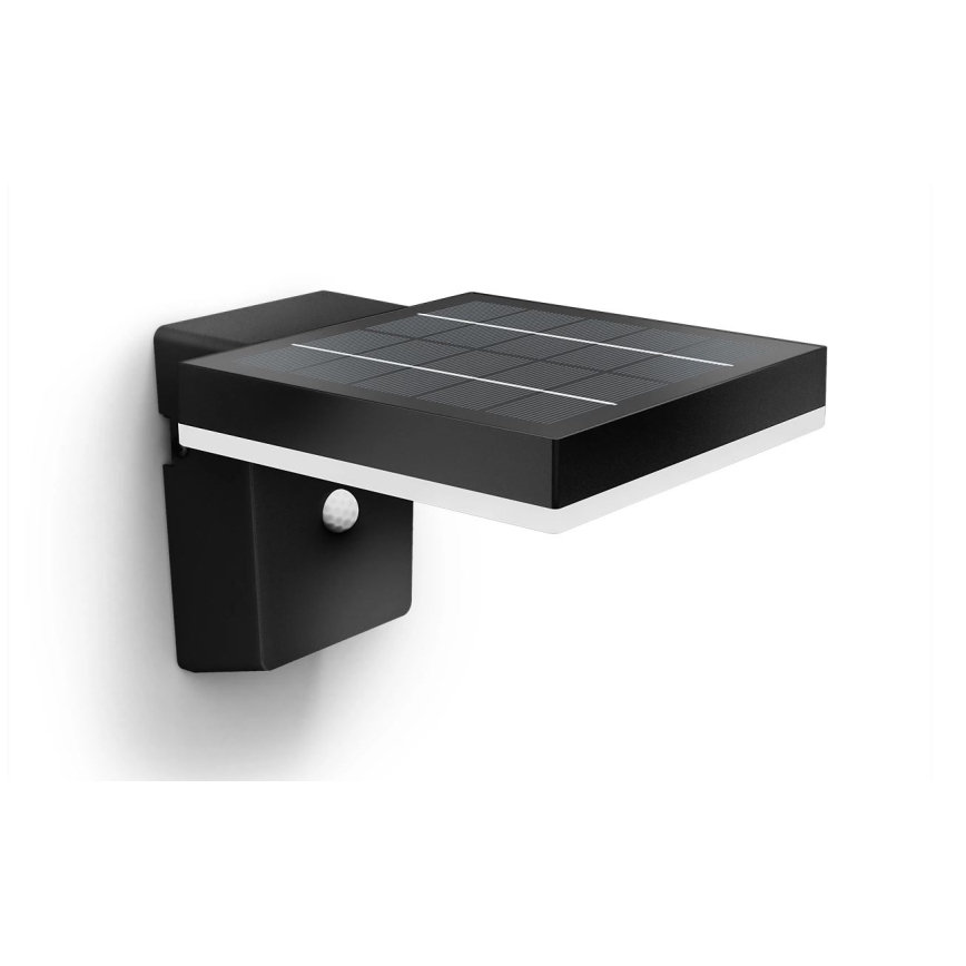 Philips - Светодиодный настенный светильник на солнечной батарее с датчиком ZONAL LED/1,3W/3,7V IP44