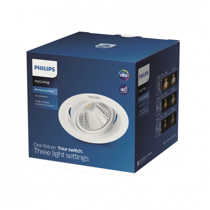 Philips - Светодиодный подвесной светильник LED/4,5W/230V 2700K