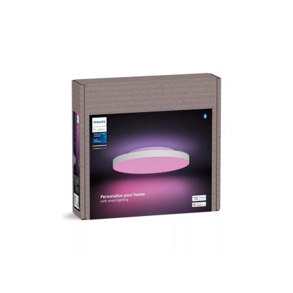 Philips - Светодиодный потолочный RGBW-светильник с регулированием яркости Hue DATURA LED/48W/230V 2000-6500K