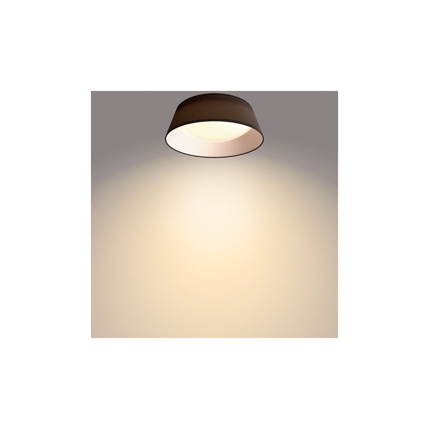 Philips - Светодиодный потолочный светильник LED/14W/230V черный
