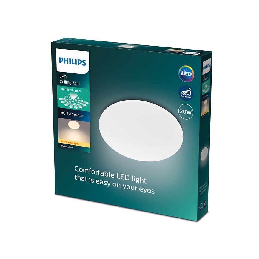Philips - Светодиодный потолочный светильник LED/20W/230V 2700K