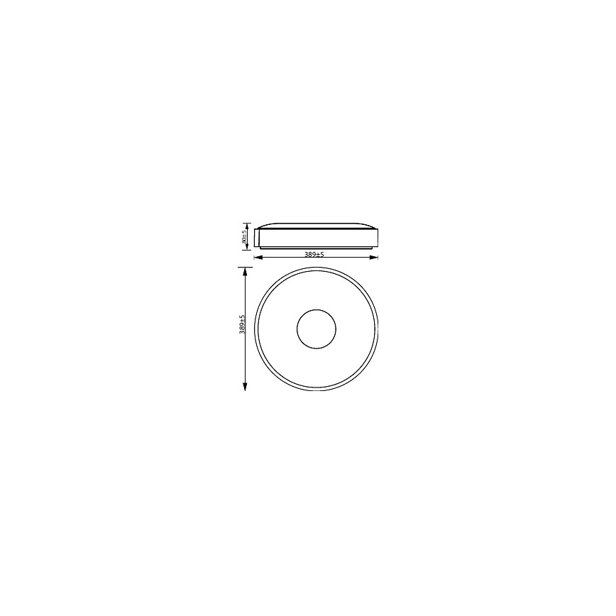 Philips - Светодиодный потолочный светильник с регулированием яркости COINER SCENE SWITCH LED/24W/230V 2700K белый