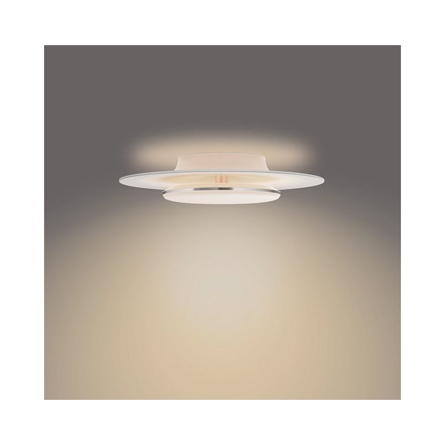 Philips - Светодиодный потолочный светильник с регулированием яркости SCENE SWITCH LED/30W/230V 2700K серебристый