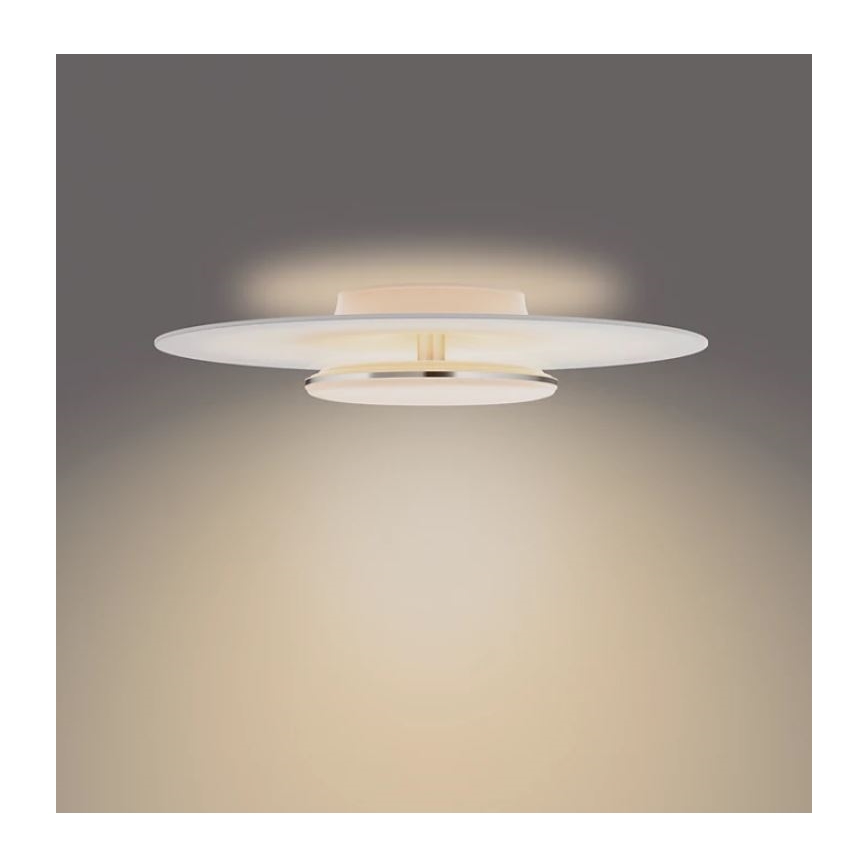 Philips - Светодиодный потолочный светильник с регулированием яркости SCENE SWITCH LED/40W/230V 2700K серебристый
