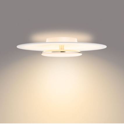 Philips - Светодиодный потолочный светильник с регулированием яркости SCENE SWITCH LED/40W/230V 2700K серебристый