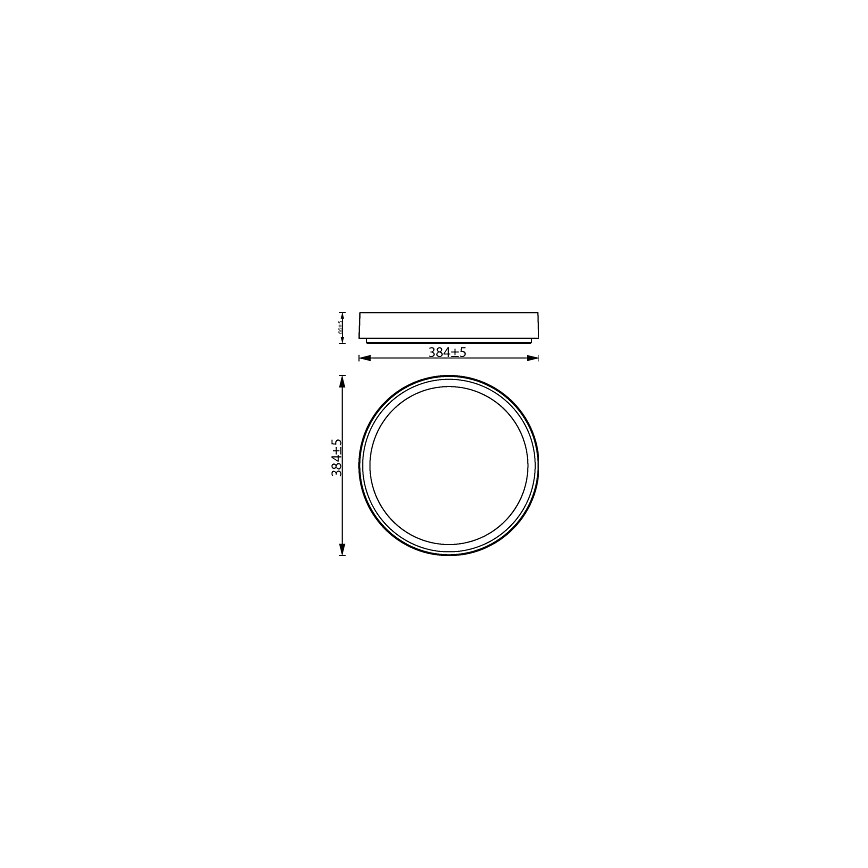 Philips - Светодиодный потолочный светильник с регулированием яркости HANNO LED/24W/230V 2700K белый