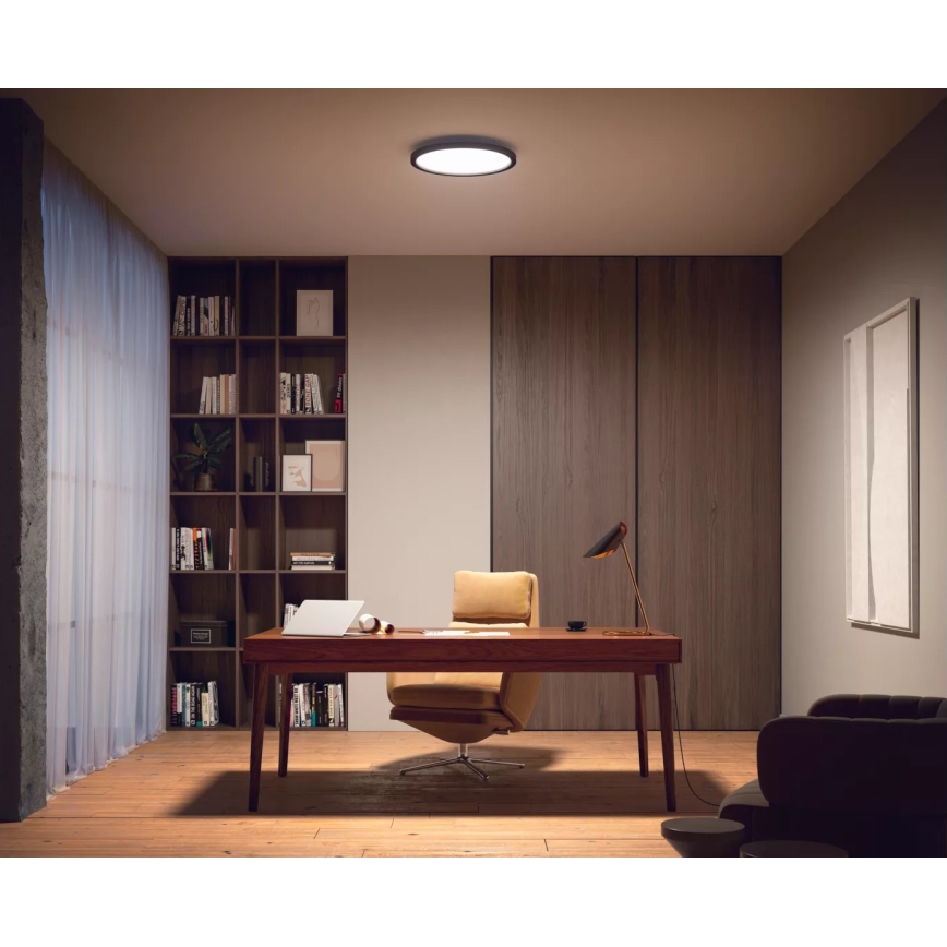 Philips - Светодиодный потолочный светильник с регулированием яркости Hue AURELLE LED/24,5W/230V + дистанционное управление