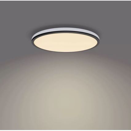 Philips - Светодиодный потолочный светильник с регулированием яркости SCENE SWITCH LED/18W/230V диаметр 30 см 2700K черный