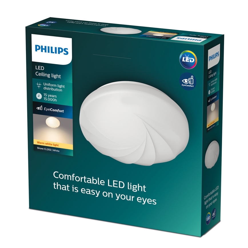 Philips - Светодиодный потолочный светильник SHORE LED/10W/230V