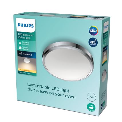 Philips - Светодиодный потолочный светильник для ванной комнаты LED/17W/230V 2700K IP44
