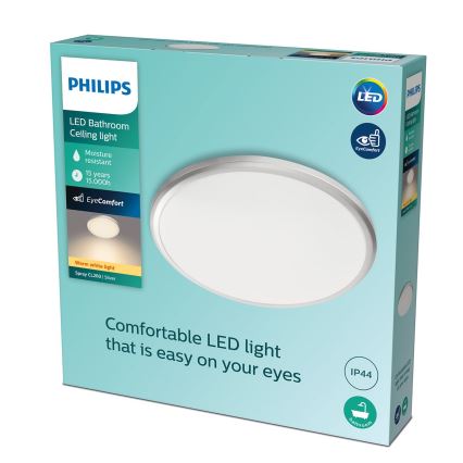 Philips - Светодиодный потолочный светильник для ванной комнаты LED/12W/230V IP44