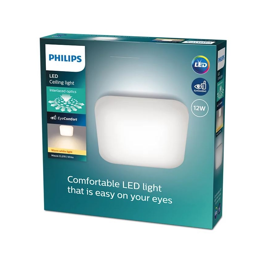 Philips - Светодиодный потолочный светильник LED/12W/230V 2700K