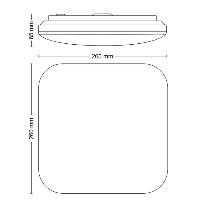 Philips - Светодиодный потолочный светильник LED/12W/230V 2700K