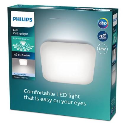 Philips - Светодиодный потолочный светильник LED/12W/230V 4000K
