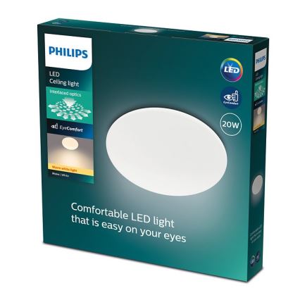 Philips - Светодиодный потолочный светильник LED/20W/230V 2700K