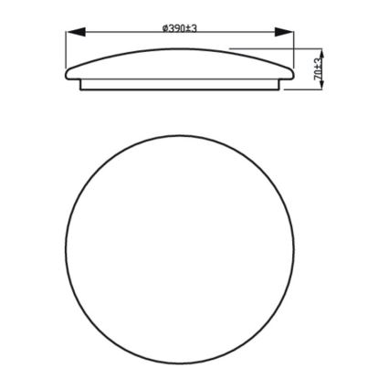 Philips - Светодиодный потолочный светильник LED/20W/230V 2700K