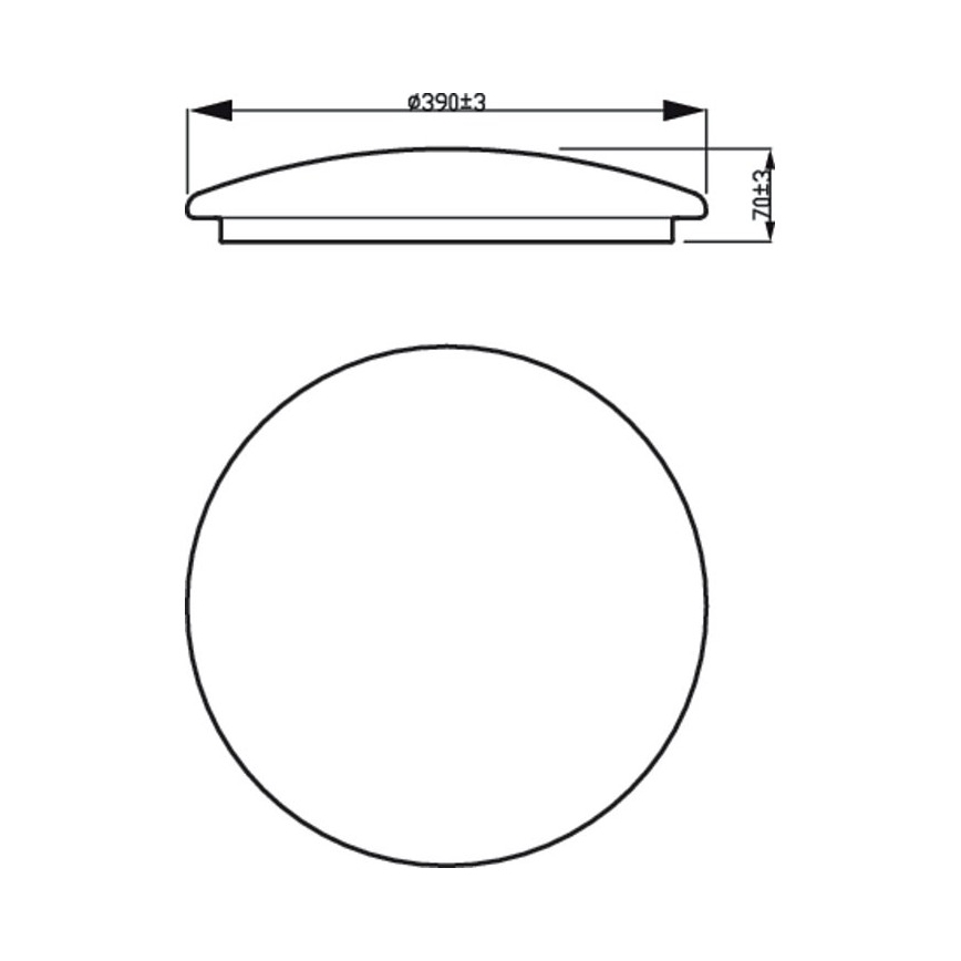 Philips - Светодиодный потолочный светильник LED/20W/230V 2700K