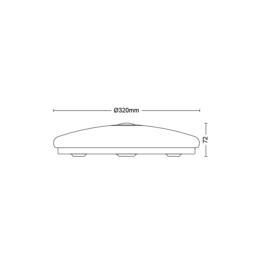 Philips - Светодиодный потолочный светильник с датчиком LED/16W/230V 4000K