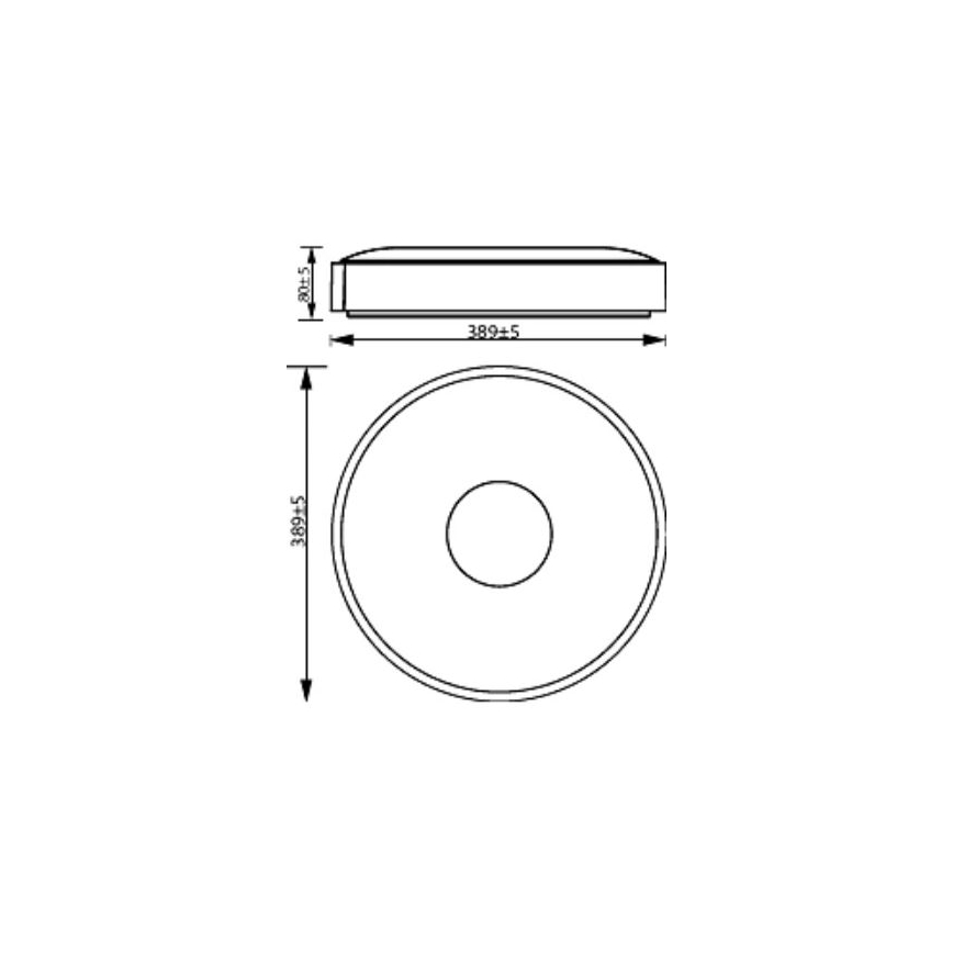 Philips - Светодиодный потолочный светильник с регулированием яркости COINER SCENE SWITCH LED/24W/230V 4000K черный