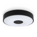 Philips - Светодиодный потолочный светильник с регулированием яркости COINER SCENE SWITCH LED/24W/230V 2700K черный