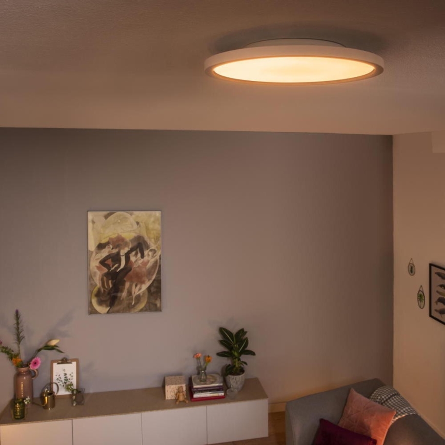 Philips - Светодиодный потолочный светильник с регулированием яркости Hue LED/19W/230V 2200-6500K + дистанционное управление