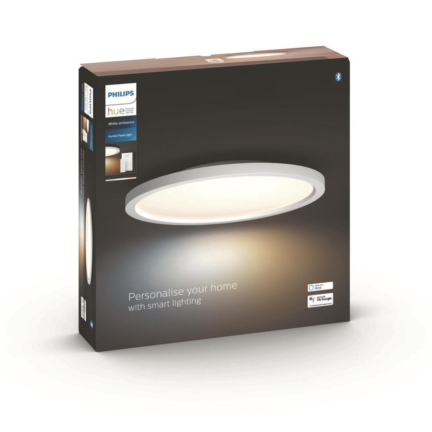 Philips - Светодиодный потолочный светильник с регулированием яркости Hue LED/19W/230V 2200-6500K + дистанционное управление
