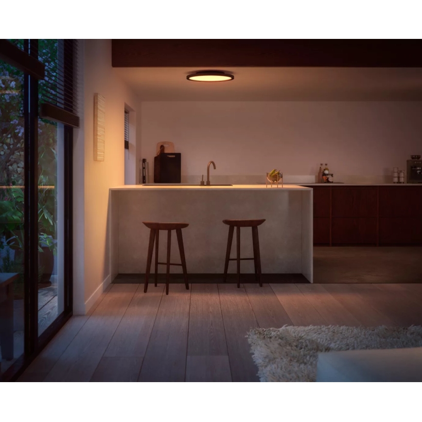 Philips - Светодиодный потолочный светильник с регулированием яркости Hue AURELLE LED/24,5W/230V + дистанционное управление