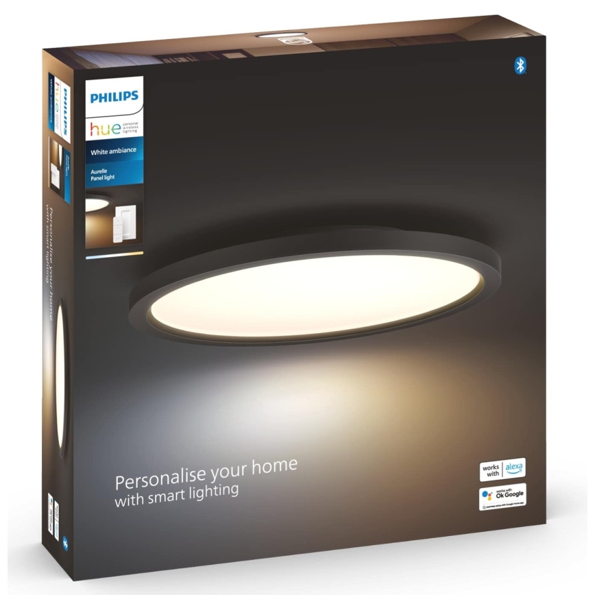 Philips - Светодиодный потолочный светильник с регулированием яркости Hue AURELLE LED/24,5W/230V + дистанционное управление