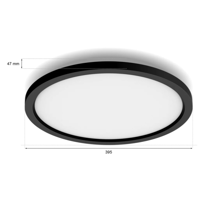 Philips - Светодиодный потолочный светильник с регулированием яркости Hue AURELLE LED/24,5W/230V + дистанционное управление