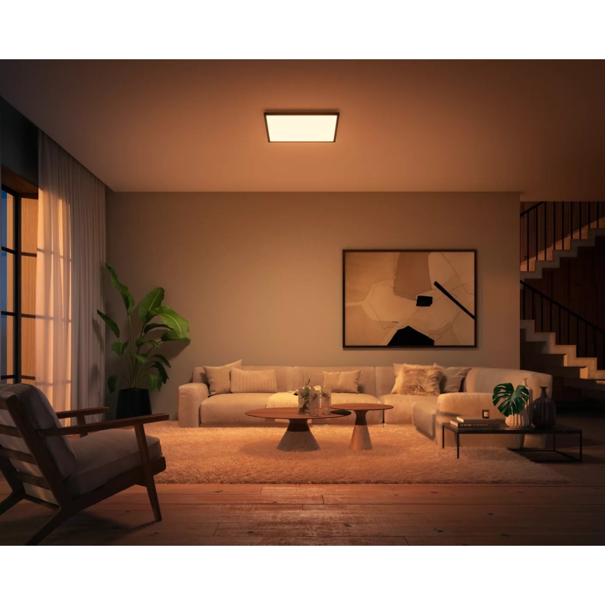 Philips - Светодиодный потолочный светильник с регулированием яркости Hue AURELLE LED/39W/230V + дистанционное управление