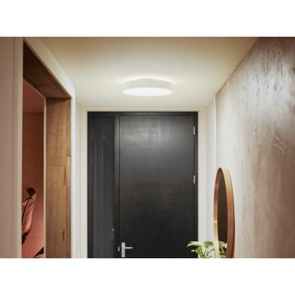 Philips - Светодиодный потолочный светильник с регулированием яркости Hue LED/19,2W/230V 2200-6500K диаметр 381 мм белый + дистанционное управление